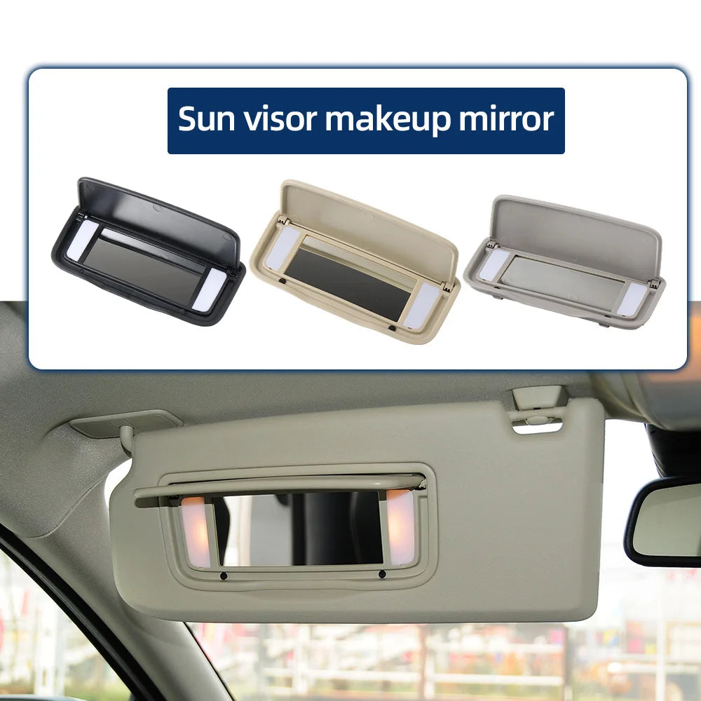39819389 Car Front Sun Shade Visor Makeup Cosmetic Mirror Cover For Volvo XC60 2013-2017 XC90 2013-2014 S80 2014-2015