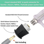 Bear Force Pressure Washer Water Gun | Universal Quick Connector Kit for Karcher Ni additional angle