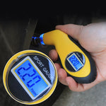 Portable LCD Display Auto Motorcycle Tyre Pressure Detector Digital Meter Mini Diagnostic Tool Car Styling Tire Gauge Accessory