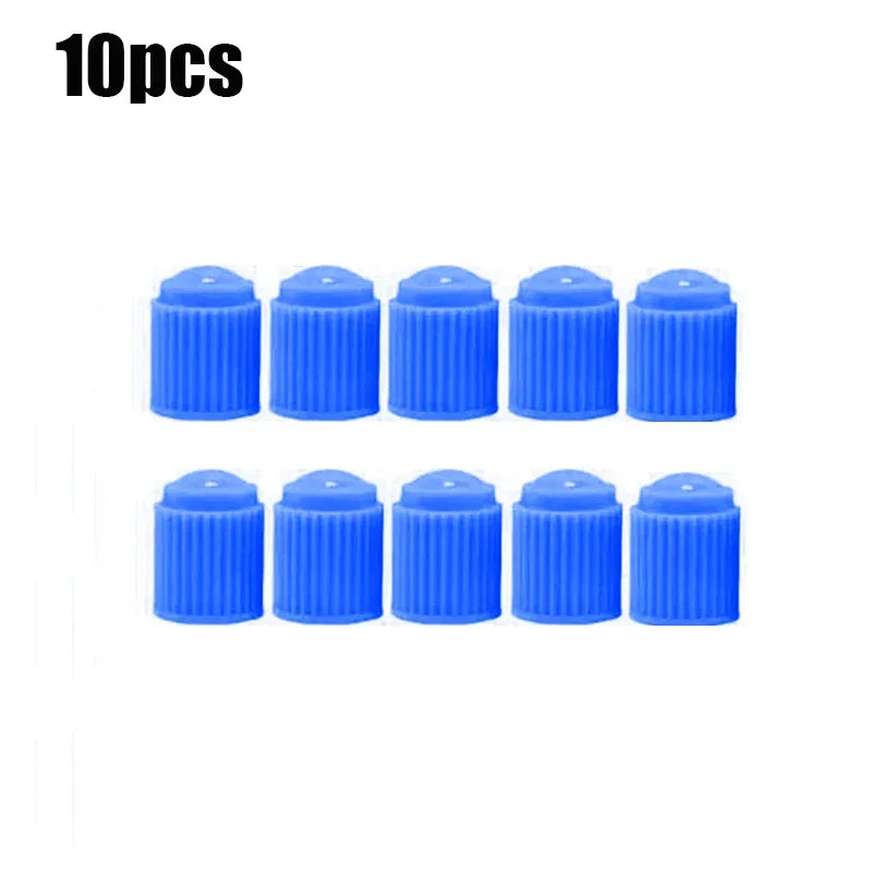 20Pcs Car Tire Tyre Valve Caps with O Rubber Ring Dust Covers Plastic Black Grey Red alternate view