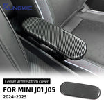 For MINI Cooper E/SE J01 EV Aceman J05 2024 2025 Car Center Console Storage Box Armrest Panel Cover Sticker Interior Accessories