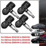 4PCS Tire Pressure Sensor Monitor TPMS 433MHz PMV-C210 | For Lexus ES RX Toyota Camry alternate view