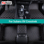 KAHOOL Custom Car Floor Mats For Subaru XV Crosstrek Auto Carpets Foot Coche Accessorie