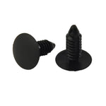 Clips Perfect Fit For Holes 6 7mm High Quality Black Bumper Plugs Clip For Front Licen close-up view