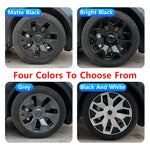 For Tesla Model YL 2026 4 Pack Hub Caps | 19 Inch Wheel Cover Set additional angle