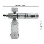 100ml Soap Foam Spray Bottle | 4500PSI Pressure Washer Foam Pot with 1/4 Inch Quick C lifestyle view