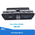 Ruili136 1Pcs for VW Passat CC B6 B7 R36 Car LHD Chrome Piano Paint Dashboard AC Air Condition Outlet Vent 3AD 819 701 3AD819702