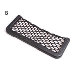 1pcs Car Organizer Storage Bag Auto Paste Net Pocket Phone Holder Car Accessories 20* lifestyle view