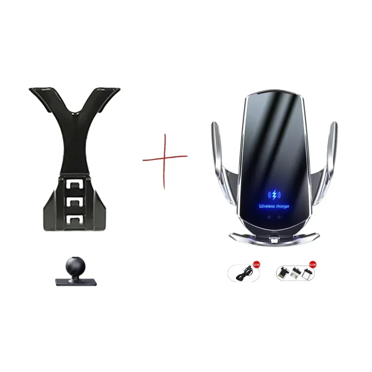 Mercedes Benz GLA X156 250 2015-2019 Car Phone Holder | 360 Rotatable 15W Wireless additional angle