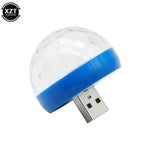 RGB LED USB Car Atmosphere Lamp DJ Disco Ball lifestyle view