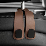 Car Headrest Hooks Hanger for Bags Seat Back Organizer Holder Clips Auto Fastener Hoo alternate view