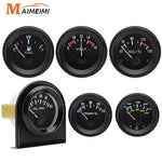 52MM Car Gauge Set with Sensors | Water Temp Oil Pressure Voltmeter Fuel Level