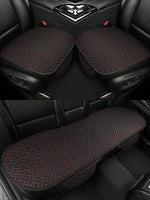 Car Seat Cushion, All Season Universal Linen Car Seat Cushion Cover, Anti Slip, Wea additional angle