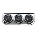 52MM 3 In 1 Oil Pressure Gauge, Volt Meter, and Water Temp Gauge Kit | Triple Meter f alternate view