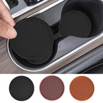 New Car Cup Holder Anti-Slip Silicone Insert Coaster Mat Universal Car Accessories Black detail view