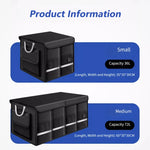 Foldable Car Trunk Organizer 72L Waterproof Oxford Cloth additional angle