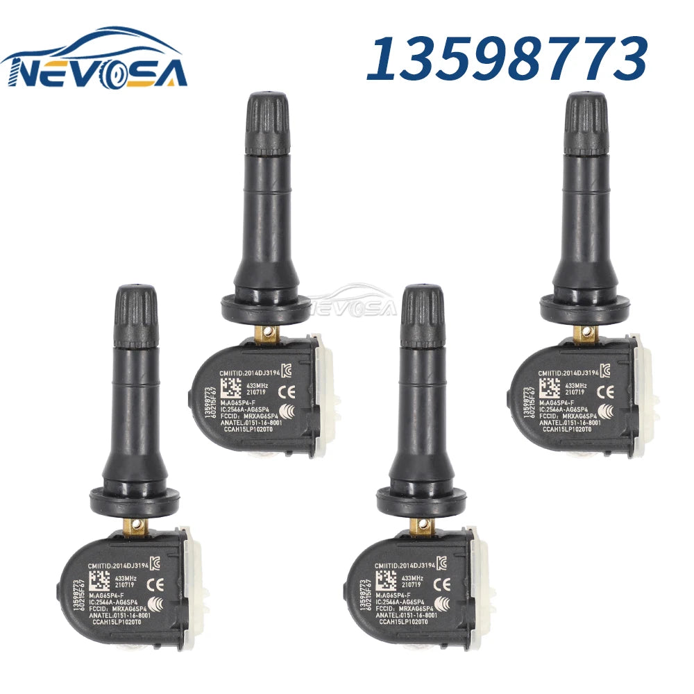 13598773 TPMS Sensor | 433MHz Tire Pressure Sensor for Chevrolet Cadillac Opel Vauxhall