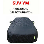 Universal Full Car Cover | Outdoor Sun Snow UV Protection for SUV Sedan S-XXL detail view