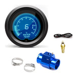 2'' 52mm Car Water Temp Gauge LCD Digital Display | Universal Fit for 12V Vehicles additional angle