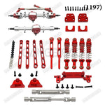 MN82 Remote Control Car Upgrade Metal Front and Rear Axle Drive Shaft Shock Absorber Tire for MN 1/12 MN82T LC79 MN82S MN82Pro