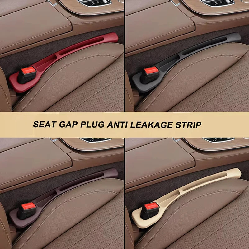 Car Seat Gap Filler Organizer Waterproof Car Seat Gap Plug Strip With 2 Grooves Seat G close-up view