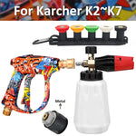 Foam Cannon Kit for Karcher Nilfisk Parkside Bosch | High Pressure Washer Quick Connec close-up view