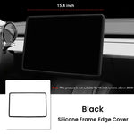 For Tesla Model Y 3 15.4 Inch Silicone Protective Frame Edge Cover | Central Control Nav detail view
