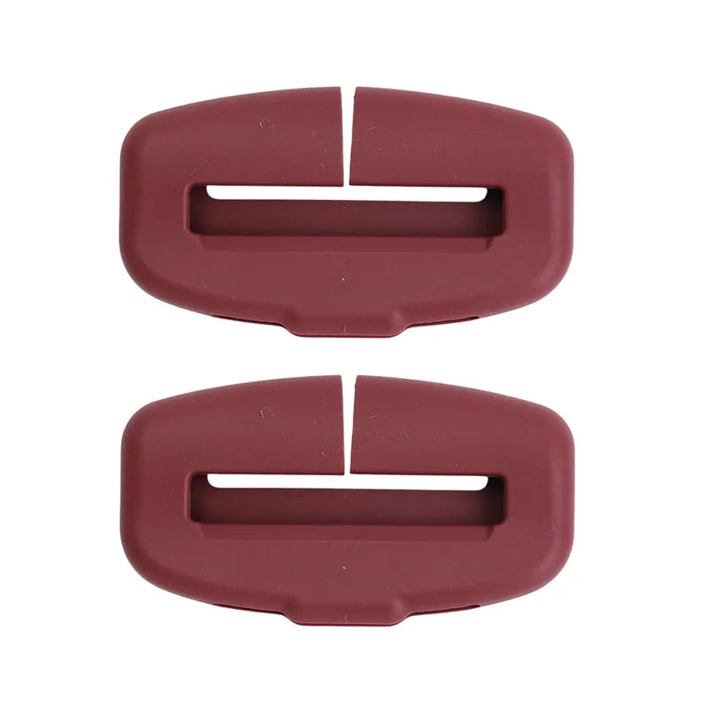 Auto Seat Belt Clip Silicone Sleeve Buckle Protector Anti Collision Pads Interior Panel Scratch Guard Car Styling Accessories
