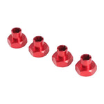 4Pcs Aluminum Alloy 5mm To 12mm Hex Wheel Hub Adapter Conversion For WPL D12 D14 1/10 MN Model D90 MN82 MN99s MN78 Wheels