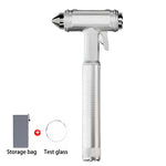 Car Safety Hammer with Seat Belt Cutter and Window Breaker detail view