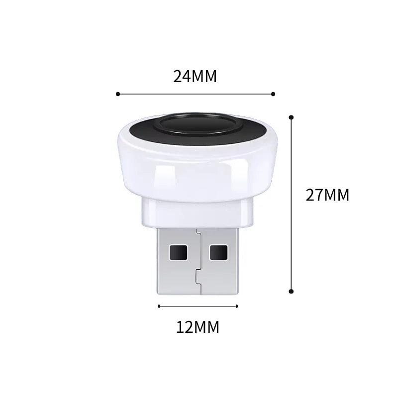 Car USB LED Ambient Light 5V Atmosphere Lamp additional angle