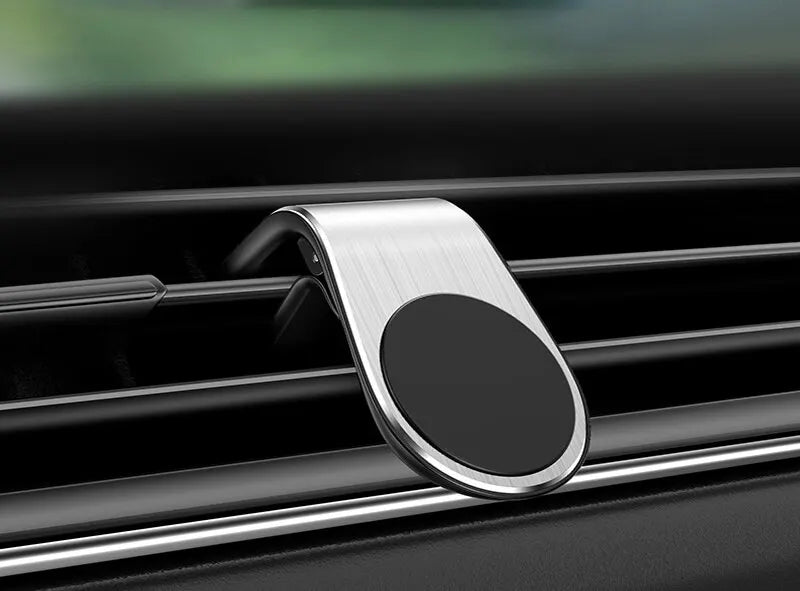 Magnetic Car Phone Holder Universal Air Vent Mount Metal lifestyle view