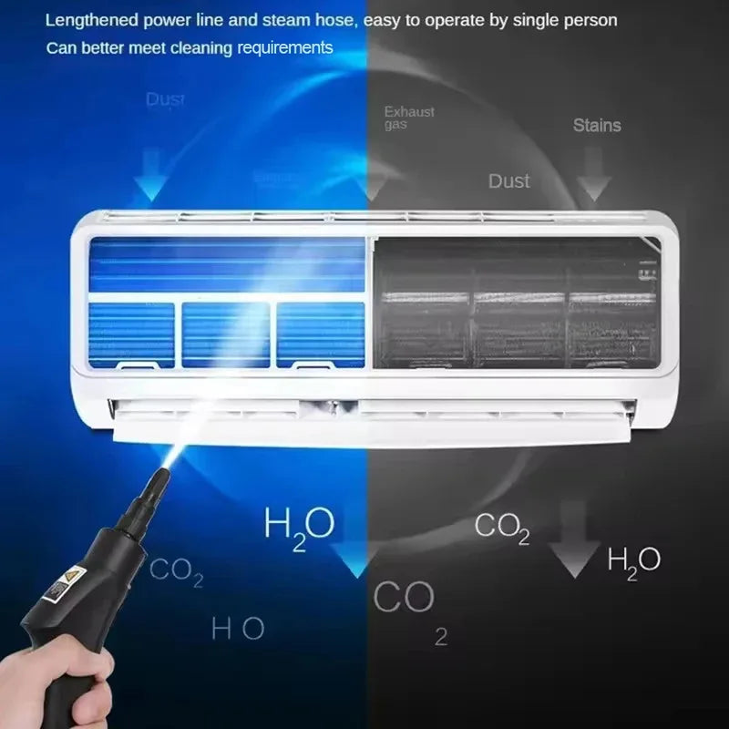 Portable Handheld Steam Cleaner High Temperature Pressurized Steam Cleaning Machine W lifestyle view