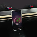 For BMW X1 X2 IX1 IX2 IX 2023 2024 2025 2026 Phone Wireless Charger 15W Magnetic Mount Holder Stand Trim Car Accessories