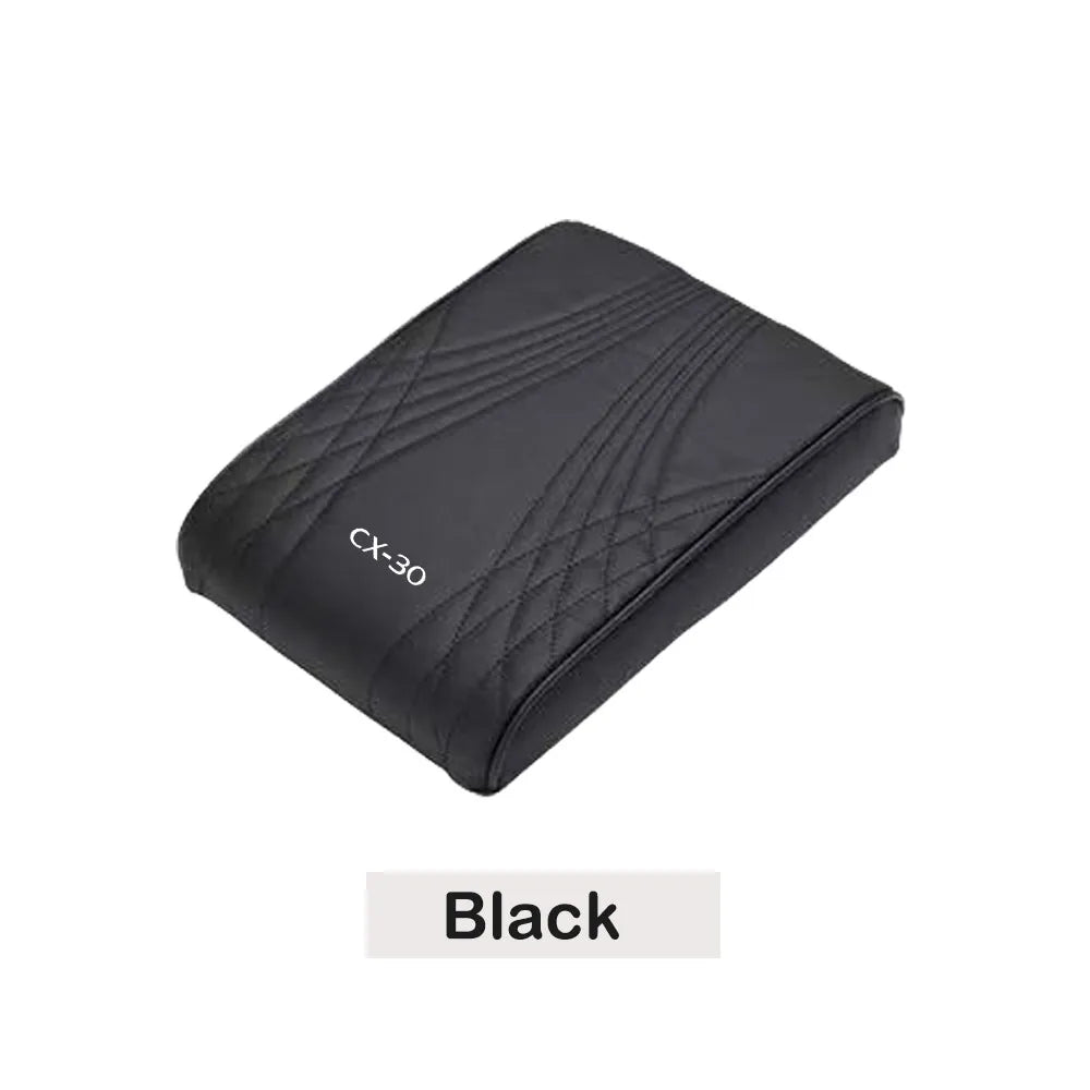 Car Armrest Pad Memory Foam Storage Box Vehicle Arm Rest Box Center Console Covers For Mazda CX-3 CX-5 CX-30 Car Interior