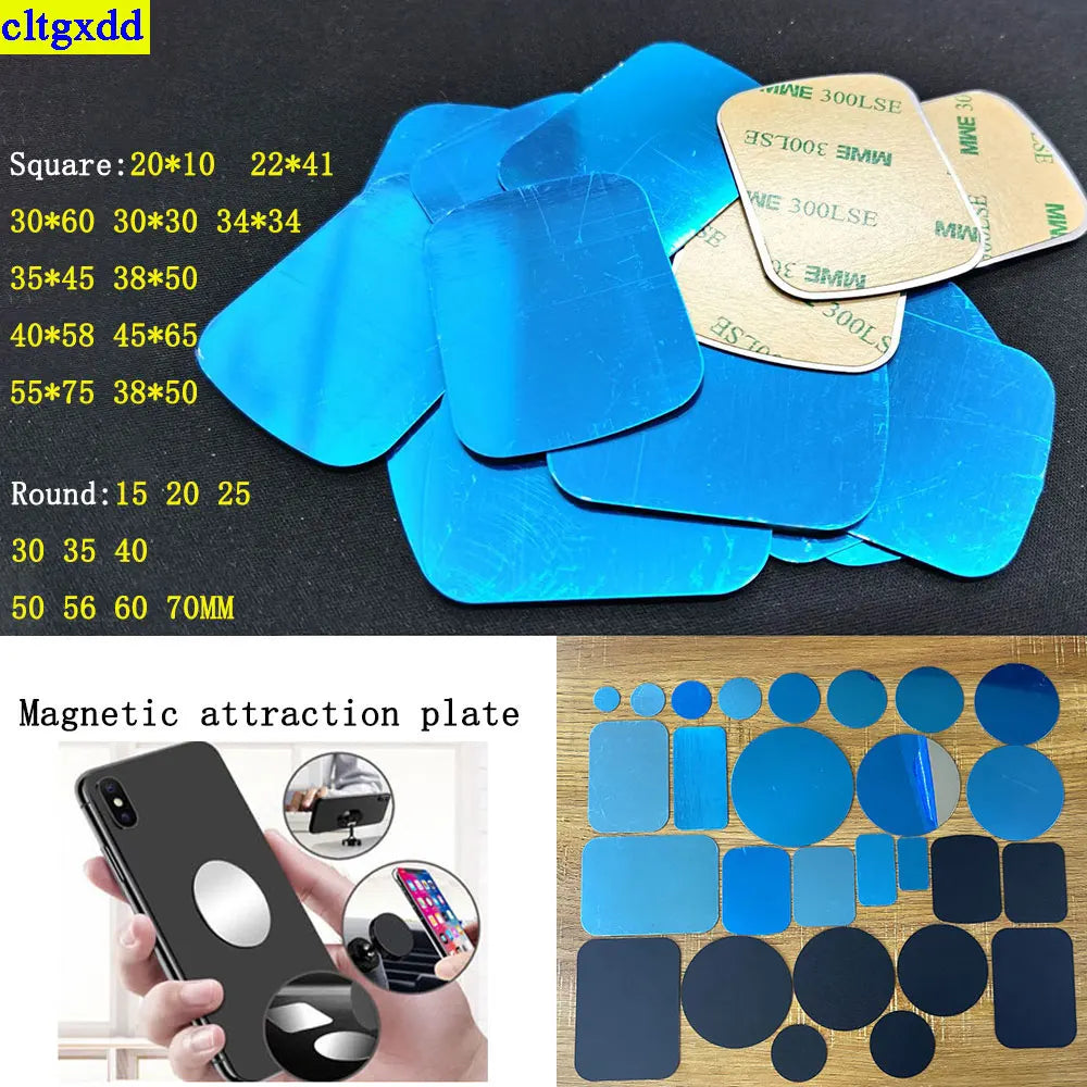 10 Pieces Car Phone Magnetic Metal Plate | Universal Patch Bracket for Phone Mount