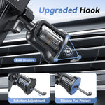 Car Phone Holder 360 Rotating Air Vent Mount One Click Lock