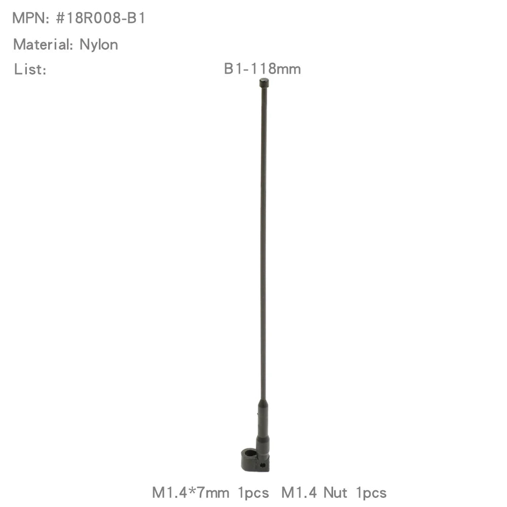 RCDream Simulated Antenna Aerial Decoration Signal Pole for 1/12 1/18 1/10 1/8 RC Car alternate view