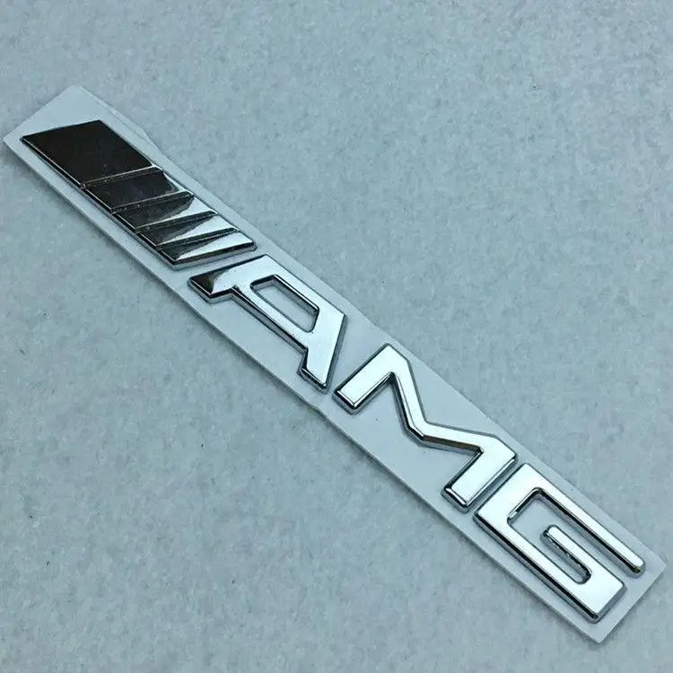 ABS Car Logo Emblem For Mercedes Benz AMG A B C E G CLA W211 W203 W204 W210 W124 Re additional angle