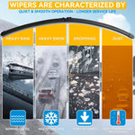 Front Wiper Blades for Mercedes Benz C Class W204 2009-2012 | 24+24 Inch Pair alternate view