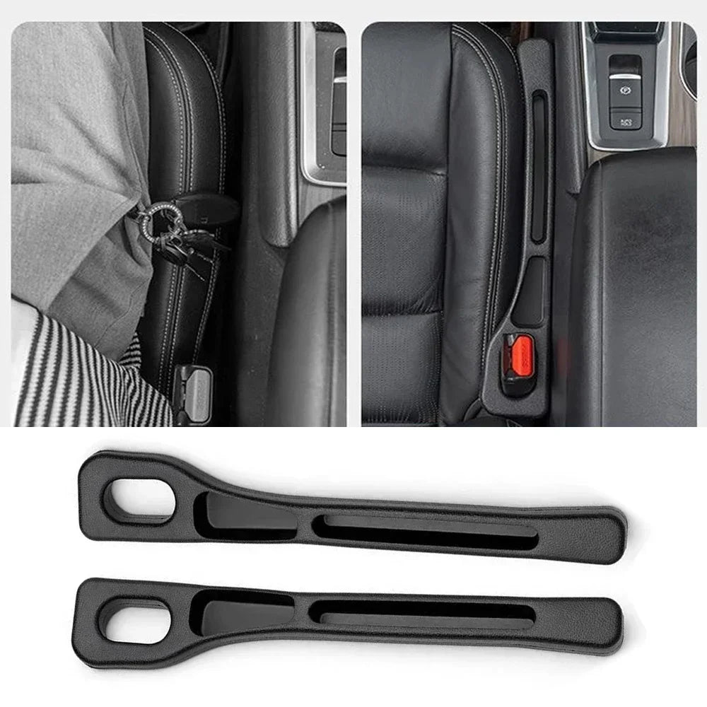Car Seat Gap Filler Organizer Waterproof Car Seat Gap Plug Strip With 2 Grooves Seat lifestyle view