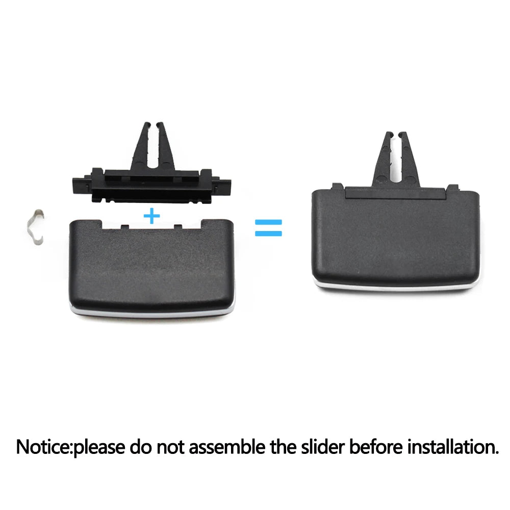 Car Front AC Air Vent Outlet Tab Clip Repair Kit For Mercedes Benz C GLK Class W204 X204 C180 C200 C260 GLK260 GLK300 GLK350