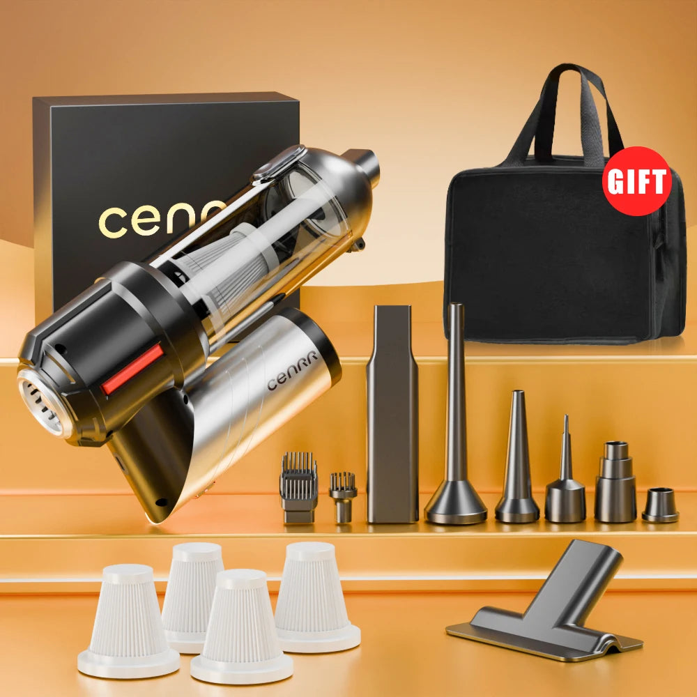 CENRR 998000PA Mini Car Vacuum Cleaner | Cordless Portable Handheld with Blower lifestyle view
