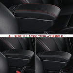 For Suzuki Ertiga special armrest interior upgrade modification multi-function storage center console cup holder car USB accesso