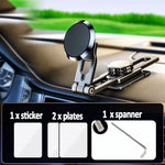 720° Rotation Magnetic Car Phone Holder | Extendable Magnet Cellphone Bracket lifestyle view