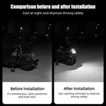 2PCS 12V LED Demon Eye Motorcycle Tail Lights detail view