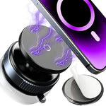 Upgraded Foldable Magnetic Phone Holder – 360° Rotatable Suction Mount for Car Dashbo alternate view