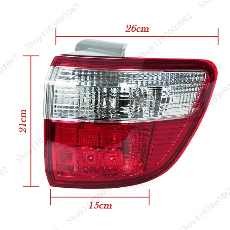 Tail Lights For Toyota Fortuner 2009 2010 2011 Auto LED Rear Bumper Headlights Assemb alternate view
