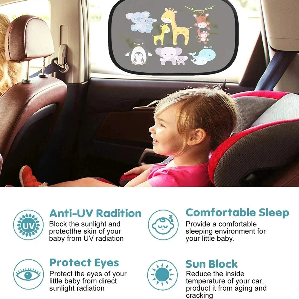 Universal Car SunShade Side Window Windscreen Roof Window For Children Adults Adsorpt alternate view