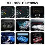 LAUNCH X431 CR3008 PLUS Full OBD2 Diagnostic Tools Car OBD OBD2 Automotive Scanner Check Engine Battery Free Update Online